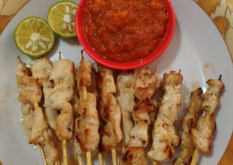 resep lengkap untuk Sate Taichan Sambal Limau