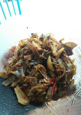 Tumis jantung pisang