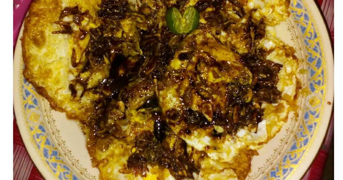  Resep  Telor ceplok bawang  goreng  kecap  oleh Rukmini Cookpad