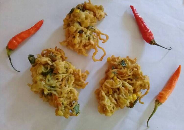 resep makanan Bakwan Jagung Mie MaknyusSss??