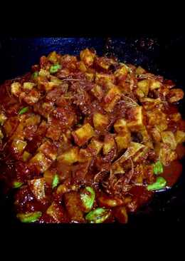 Sambal goreng udang kentang&petai