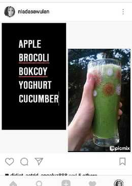 Jus Apel Brokoli Bokcoy Timun Yoghurt