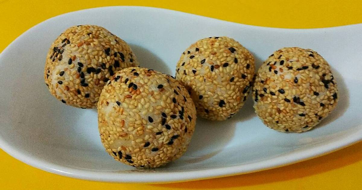 Resep Onde onde isi kacang hijau Resep Onde onde isi kacang hijau