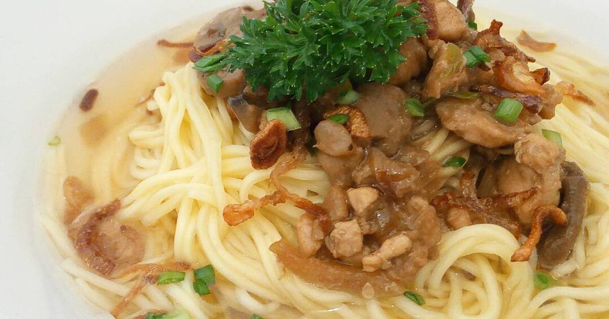 47 resep  mie  ayam  jamur rumahan  yang enak  dan sederhana 