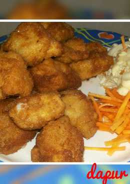 Nugget Ayam Keju Mozarella + Salad Sayur Mayonaise