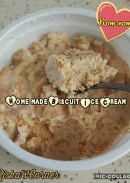 Home made Biscuit Ice Cream