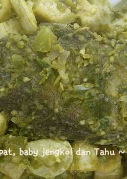 Sambel Ijo Sepat, Baby Jengkol dan Tahu^^