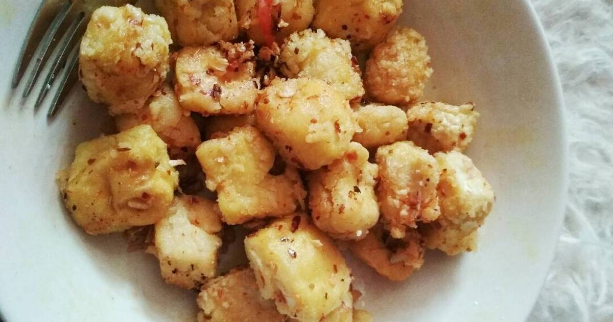 Resep Tahu crispy pedas  oleh kiki karina Cookpad 