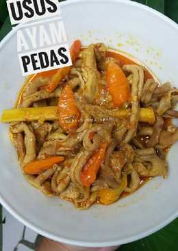 Usus ayam pedas