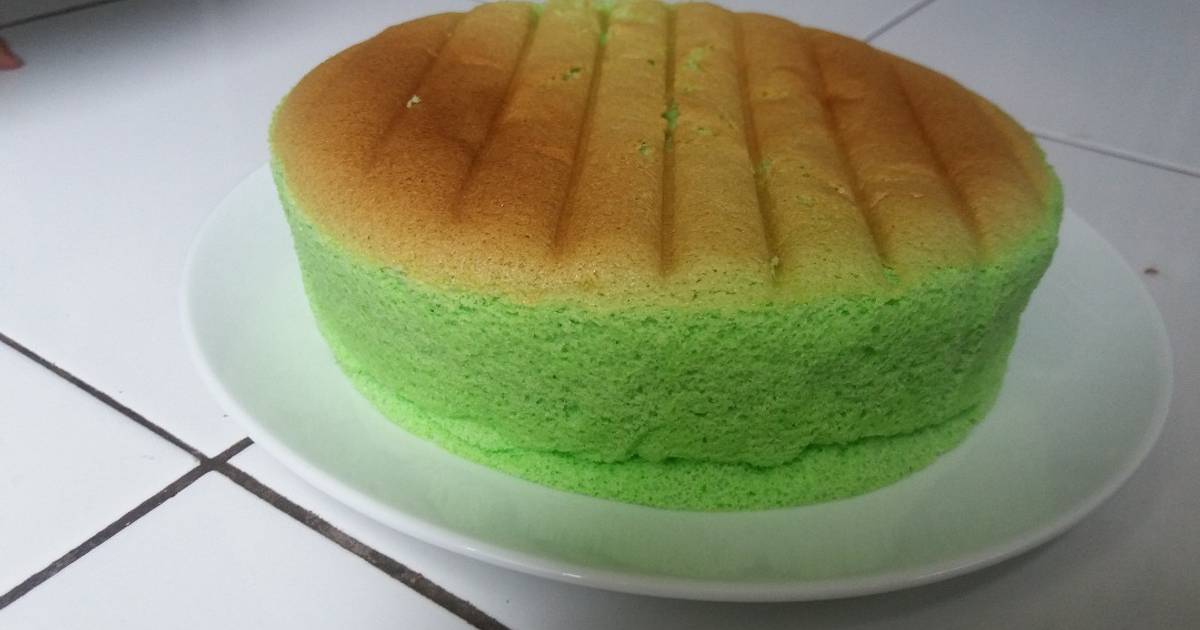 Resep Ogura Pandan Cotton Cake "Kempus2" Resep Ogura Pandan Cotton Cake "Kempus2"