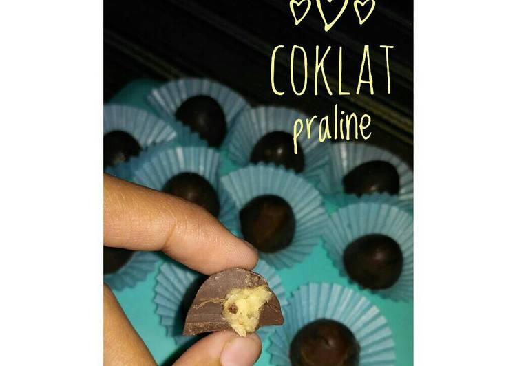 gambar untuk cara membuat Coklat Praline Mudah