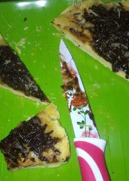 Pizza coklat keju by ricecooker