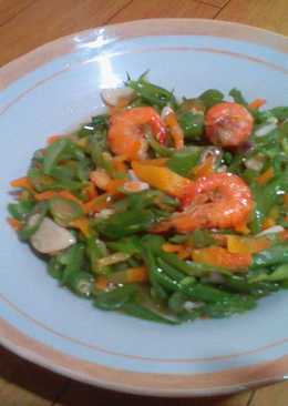 Oseng Buncis Wortel & Udang segar