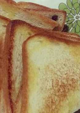 Roti panggang simple