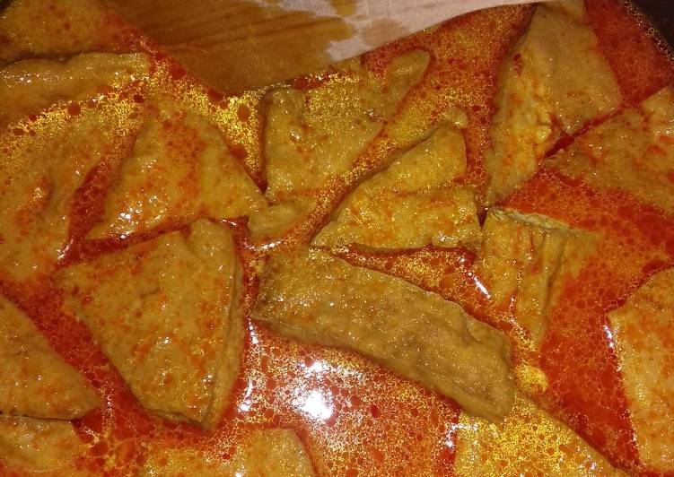 gambar untuk resep makanan Kari tahu tahu santan magicom simple ala anak kost