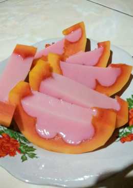 Puding pepaya