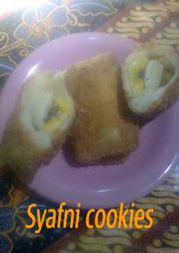 Kroket roti pisang keju