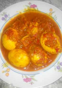 Telur n Tahu Bumbu Kuning