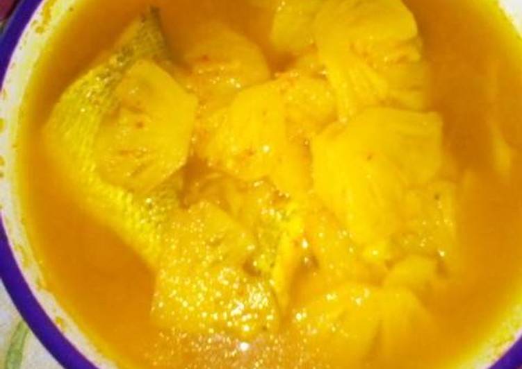 resep Lempah kuning nanas