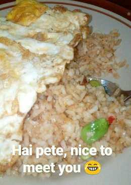 Nasi goreng pete minimalis