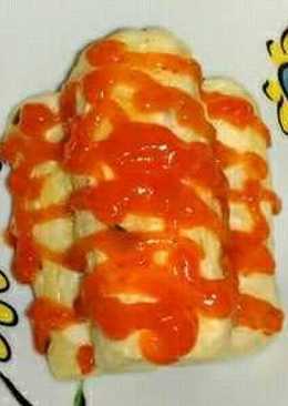 Singkong Panggang Isi Sosis Keju