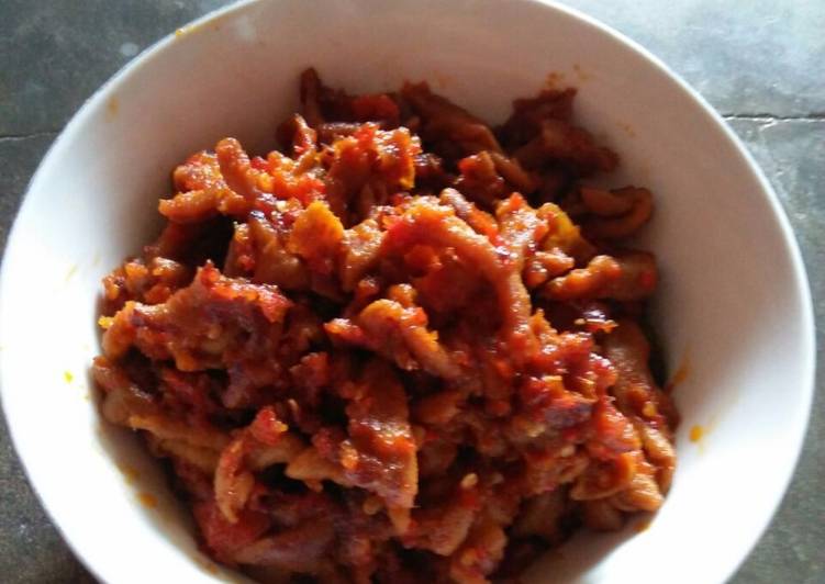 Usus Ayam Bumbu Rujak #BikinRamadanBerkesan
