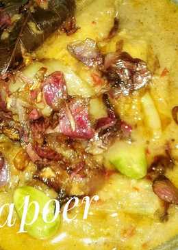 Terubuk pete sayur santan