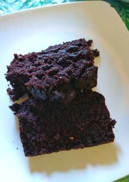 Eggless chocolate cake (no mixer)