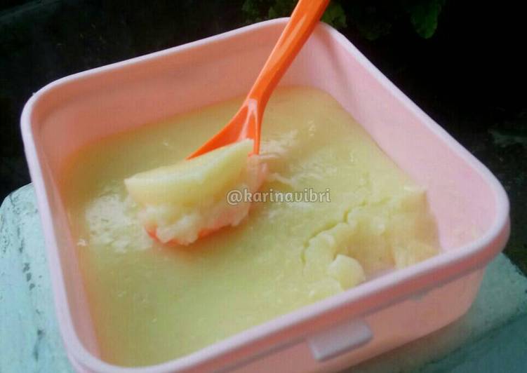resep makanan Silky Puding Jeruk (Camilan Mpasi 14mo+)