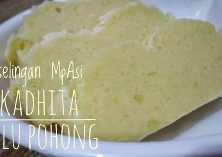 resep makanan Bolu singkong keju(camilan MPASI)