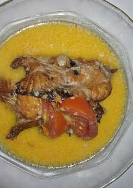 Ikan asap kuah santan