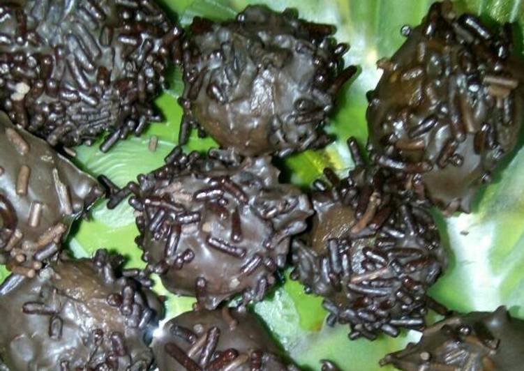 resep makanan Bola coklat marie