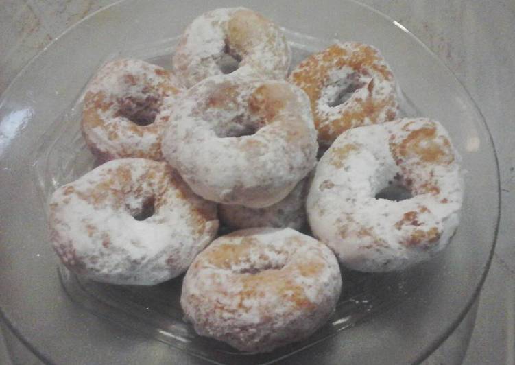 gambar untuk resep makanan Donat kentang gula halus