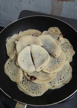 Pancake lipat coklat