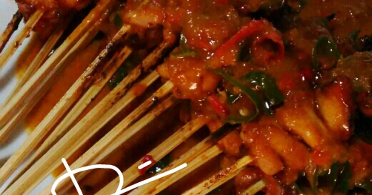 61 resep sate ayam bumbu kacang rumahan yang enak dan 