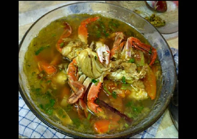 resep Soup kepiting