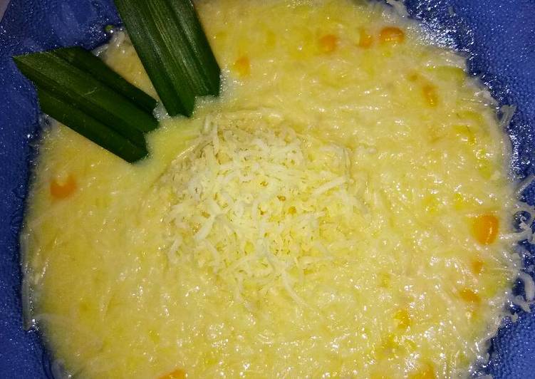 resep masakan Bubur Jagung Keju