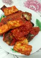 Nila Goreng Tahu Cina Sambal Merah