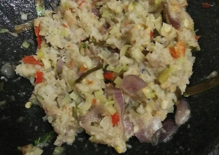 resep lengkap untuk Sambal Asam Udeng Aceh