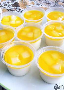 110 resep puding mangga agar swallow  enak dan sederhana 