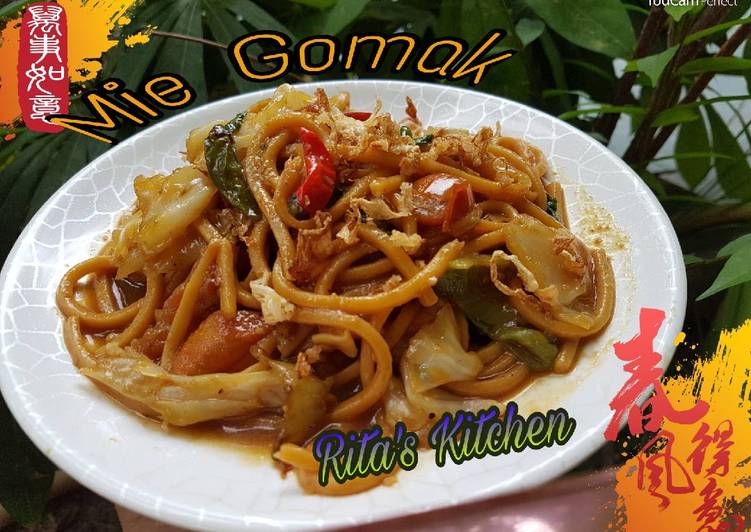 Vegetarian Mie Gomak foto resep utama
