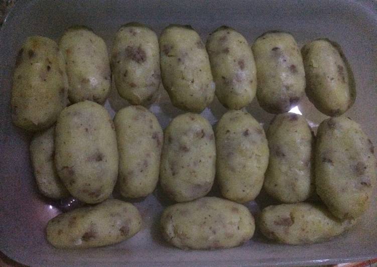 gambar untuk resep makanan Perkedel kentang daging sapi