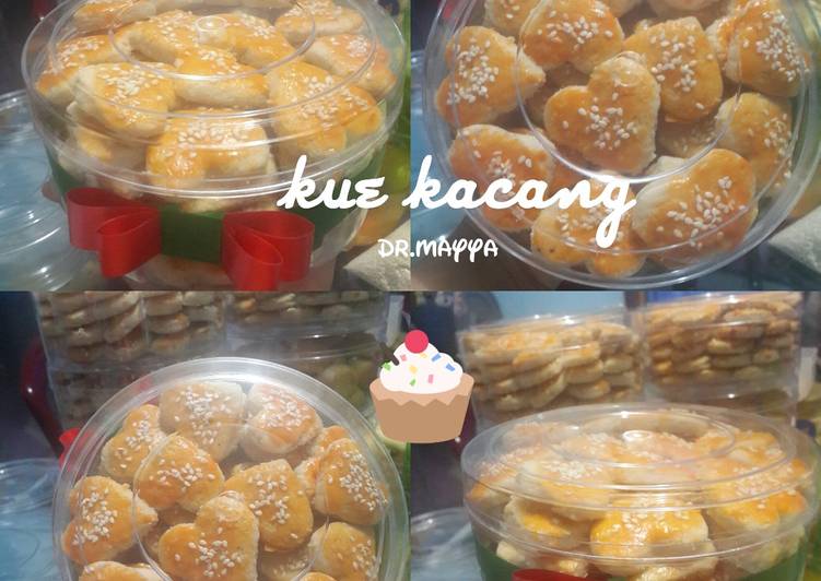 resep lengkap untuk Kue kacang #beranibaking