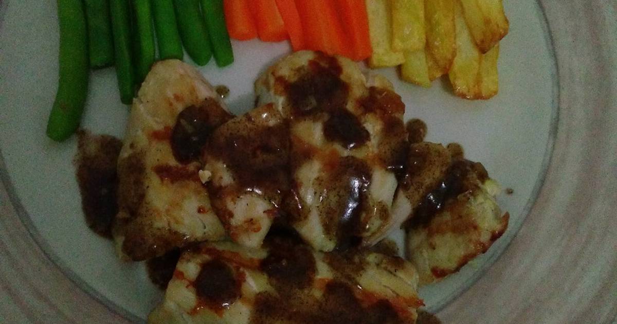 Resep Ikan  Gindara  Saos Lada Hitam oleh wisny Cookpad