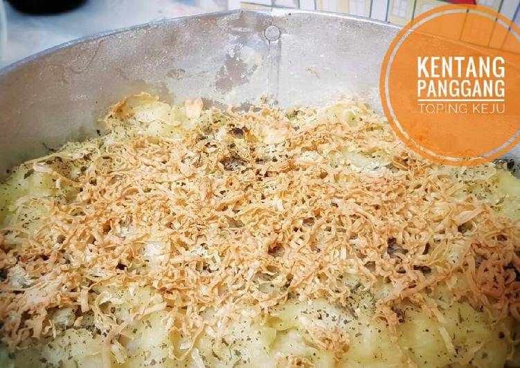 resep masakan Kentang Panggang Toping Keju