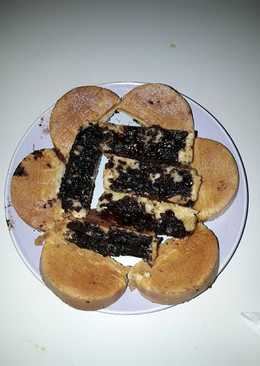 Kue pukis topping coklat keju