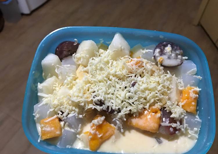 resep lengkap untuk Salad Buah