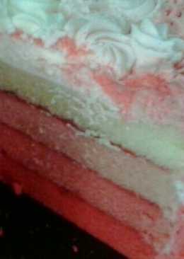 Ombre Cake Kukus Mudah dan Enak