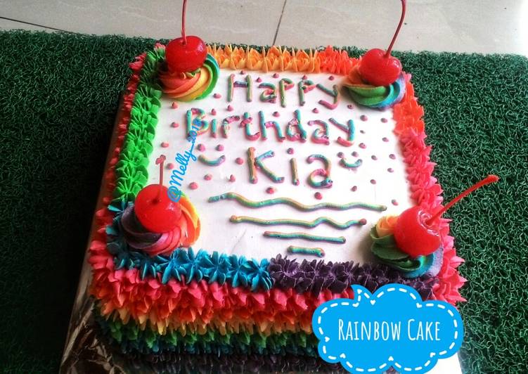 Rainbow Cake Kukus #pekaninspirasi