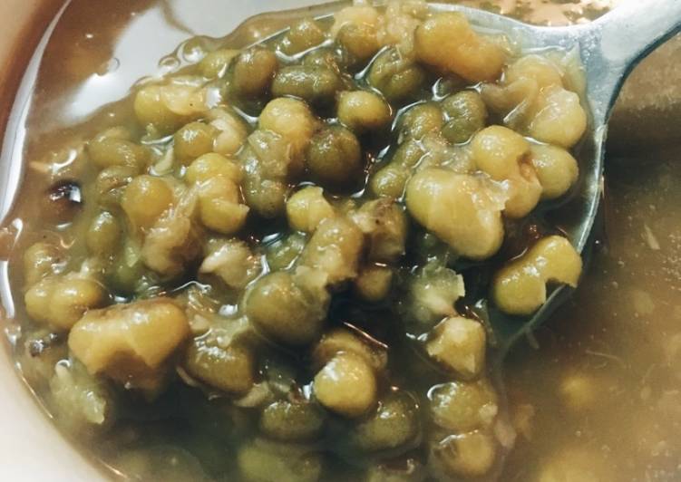 Bubur kacang hijau tanpa santan (tanpa direndam semalaman)